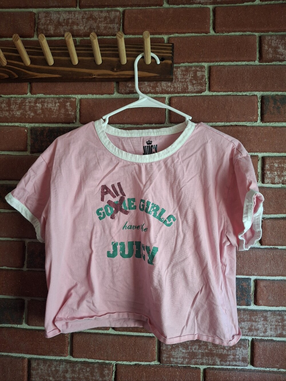 Juicy Couture pink baby tee